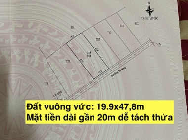 Bán gần 1 sào đất xã Đông Thanh liền kề đường nhựa  