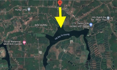 Bán đất view trực diện hồ Đạ To-Toong Phúc Thọ    