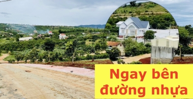 Bán lô đất ngay bên đường nhựa thị trấn Nam Ban   